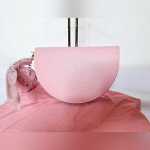 Ban.do brand "The Half Moon Wristlet" 100% leather wristlet clutch purse.
